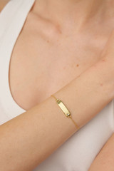 Oroton Zizi Bracelet in Gold/Clear and  for Women