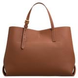 Oroton Margot Large Day Bag in Whiskey and Pebble Leather for Women