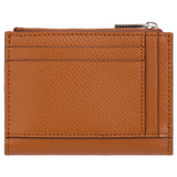 Oroton Muse Mini 10 Credit Card Zip Wallet in Cognac and Saffiano And Smooth Leather for Women