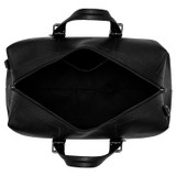 Oroton Marcus Weekender in Black and Pebble Leather for Men