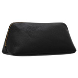 Oroton Lilly Large Beauty Case in Black and Pebble leather for Women