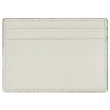 Back product shot of the Oroton Lilly Credit Card Sleeve in Cream and Pebble leather for Women