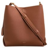 Front product shot of the Oroton Margot Hobo in Whiskey and Pebble leather for Women