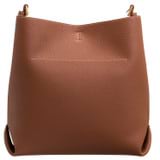 Back product shot of the Oroton Margot Hobo in Whiskey and Pebble leather for Women