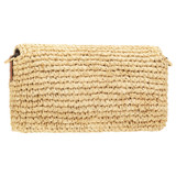 Oroton Kerr Collectable Small Day Bag in Natural/Brandy and Raffia for Women
