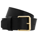 Oroton Margot Belt in Black and Pebble Leather for Women