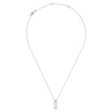 Front product shot of the Oroton Zizi Necklace And Stud Gift Set in Silver/Clear and  for Women