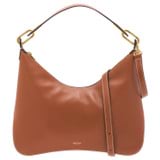 Front product shot of the Oroton North Hobo in Brandy and Smooth Leather for Women
