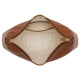 Internal product shot of the Oroton North Hobo in Brandy and Smooth Leather for Women