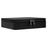 Oroton Weston Large Accessories Box in Black and Pebble Leather for Men