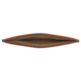 Oroton Lilly Credit Card Sleeve in Cognac and Pebble leather for Women