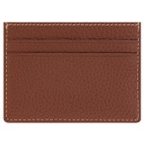 Oroton Marcus Card Sleeve in Dark Whiskey and Pebble Leather for Men