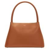 Front product shot of the Oroton Muse Day Bag in Cognac and Saffiano / Smooth Leather for Women
