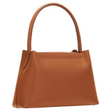 Back product shot of the Oroton Muse Day Bag in Cognac and Saffiano / Smooth Leather for Women