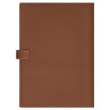 Oroton Margot A5 Notebook in Whiskey and Pebble Leather for Women