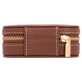 Oroton Margot Small Jewellery Case in Whiskey and Pebble Leather for Women