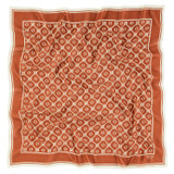 Oroton Parker Scarf in Cognac/Cream and  for Women
