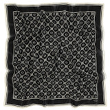 Oroton Parker Scarf in Black/Cream and  for Women