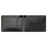 Oroton Lucas 4 Credit Card Mini Wallet in Chocolate/Black and Pebble Leather for Men