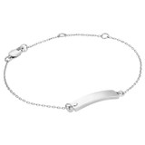 Front product shot of the Oroton Zizi Bracelet in Silver/Clear and  for Women