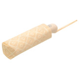 Oroton Parker Small Umbrella in Oatmeal/Cream and Printed Pongee Fabric for Women