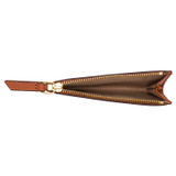 Oroton Lilly 4 Credit Card Mini Pouch in Cognac and Pebble leather for Women