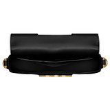 Oroton Lane Small Baguette in Black and Recycled Smooth Leather for Women