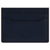 Front product shot of the Oroton Marcus Card Sleeve in Fisherman Blue and Pebble Leather for Men