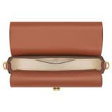 Internal product shot of the Oroton Kerr Small Day Bag in Brandy and Smooth Leather for Women