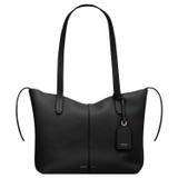 Oroton Lilly Small Shopper Tote in Black and Pebble Leather for Women