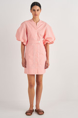 Oroton Short Utility Dress in Primrose and 100% Cotton for Women