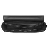 Oroton Oxley Satchel in Black and Pebble Leather for Men