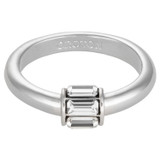 Oroton Kori Ring in Silver/Clear and  for Women