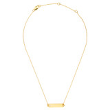 Front product shot of the Oroton Zizi Necklace in Gold/Clear and  for Women