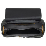 Internal product shot of the Oroton Margot Small Top Handle in Black and Pebble leather for Women