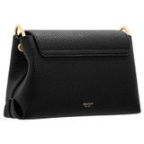 Back product shot of the Oroton Margot Small Top Handle in Black and Pebble leather for Women