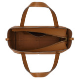 Oroton Lilly Small Shopper Tote in Cognac and Pebble Leather for Women