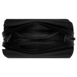 Internal product shot of the Oroton Larsen Wetpack in Black and Coated Canvas for Men