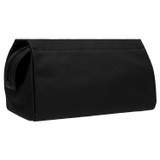 Back product shot of the Oroton Larsen Wetpack in Black and Coated Canvas for Men