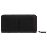 Oroton Tessa Book Wallet in Black and Soft Pebble Leather for Women