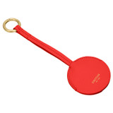 Oroton Maeve Mirror Keyring in True Red and Smooth Leather for Women
