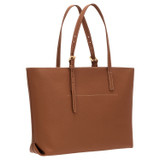 Oroton Margot Medium Zip Tote in Whiskey and Pebble Leather for Women
