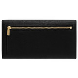 Back product shot of the Oroton Margot Wallet & Pouch in Black and Pebble leather for Women