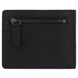 Oroton Otto 12 Credit Card Wallet in Black and Pebble Leather for Men