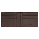 Oroton Weston 8 Card Wallet in Espresso and Pebble Leather for Men
