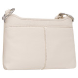 Back product shot of the Oroton Tessa Crossbody in Milk and Soft Pebble Leather for Women