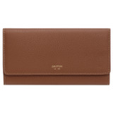 Front product shot of the Oroton Margot Wallet & Pouch in Whiskey and Pebble leather for Women