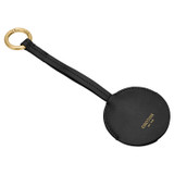 Oroton Maeve Mirror Keyring in Black and Smooth Leather for Women
