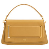 Front product shot of the Oroton Perry Day Bag in Brunette and Smooth Leather for Women