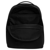Internal product shot of the Oroton Larsen Backpack in Black and Coated Canvas for Men
